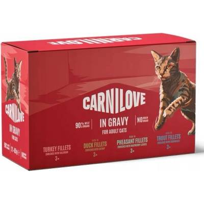 Carnilove Multipack Mix Chutí v omáčce 85 g 12 ks