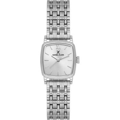 Daniel Klein DK. 1.14102-1 - Дамски часовник, Premium, Кварцов, 22x30mm, 3 ATM, Сребрист