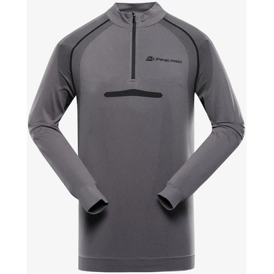 ALPINE PRO Сиво мъжко функционално бельо - тениска Alpine Pro Seam ALPINE PRO | Siv | МЪЖЕ | M/L