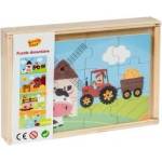 Smily Play Wooden puzzles 4 pictures