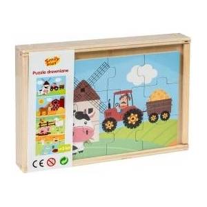 Smily Play Wooden puzzles 4 pictures