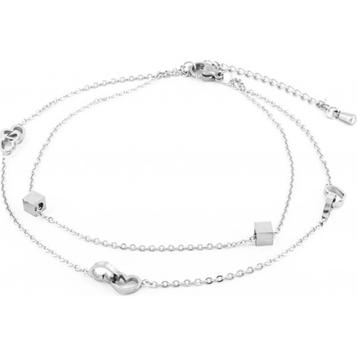 BRUNOshop Dvojitý řetízek na nohu S3670