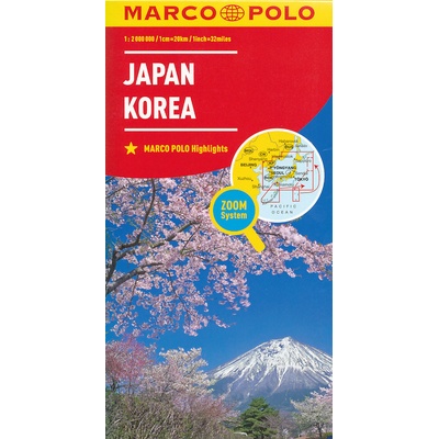 Kontinentalkarte Japan Korea 1:2 000 000