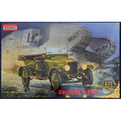 Roden Vauxhall D-type British Staff Car WWI 1:72