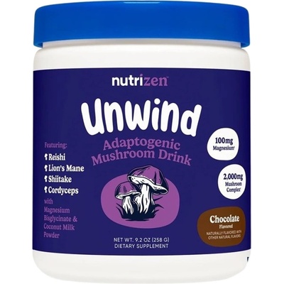 Nutricost Unwind | Adaptogenic Mushroom Drink [207-258 грама] Шоколад