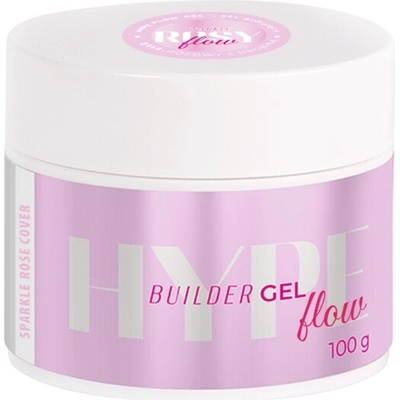 Mistero Milano Builder gel Hype gel Flow Cover rose sparkle 100g