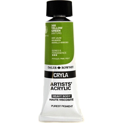 Daler-Rowney Cryla Artists’ АКРИЛНА боя Yellow Green 75 ml 1 бр (125075388)