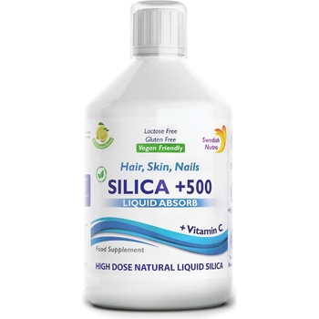 Silica +500 tekutý kremík s vitamínom C 500 ml