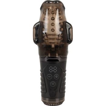 You2Toys Sucking Masturbator with Dual Vibration Black