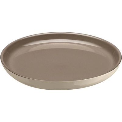 Emile henry (Франция) Керамична чиния emile henry salad plate салатена - цвят сиво-бежово и и екрю (eh 8921-g9)