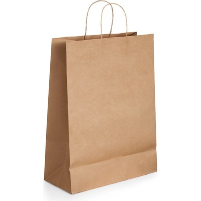 LEIA taška z kraftovaného papiera (115 g/m²) - Prírodná