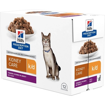Hill's Prescription Diet Kidney Care k/d beef 12x85 g