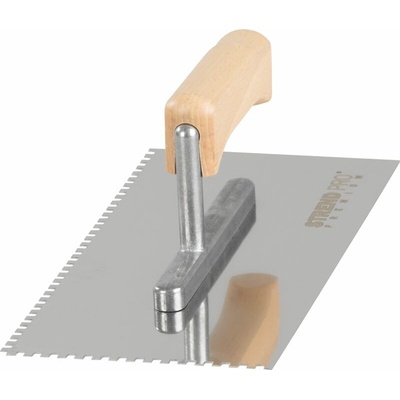 Hladítko Strend Pro Premium, drev rúčka, 270x130 mm, e04 mm, nerez
