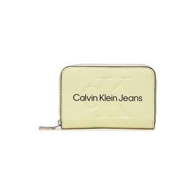Calvin Klein Jeans Малък дамски портфейл Sculpted Med Zip Around Mono K60K607229 Зелен (Sculpted Med Zip Around Mono K60K607229)