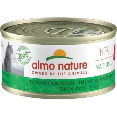 Almo Nature HFC Natural tuňák s kukuřicí 6 x 70 g