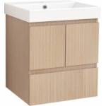 InterCeramic Pvc ШКАФ davide-60 9046-60 (9046-60+УМИВ. 5953w-2new)