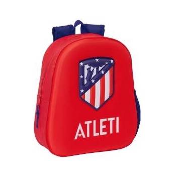 Atlético Madrid 3D училищна чанта Atlético Madrid Червен 27 x 33 x 10 cm