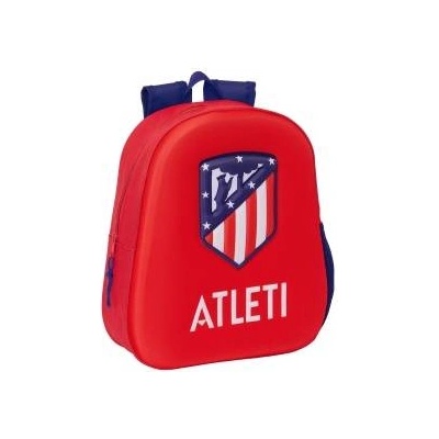Atlético Madrid 3D училищна чанта Atlético Madrid Червен 27 x 33 x 10 cm