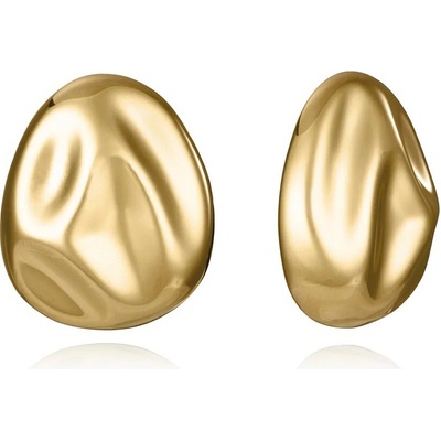 Viceroy Výrazné pozlátené náušnice Air 15160E01012