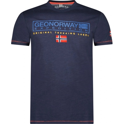 Geographical Norway tričko pánské JASIC tmavě modrá