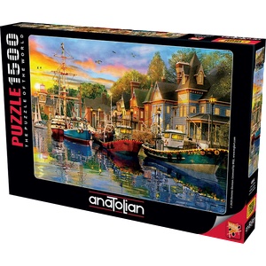 Anatolian Пъзел Anatolian - Пристанищни светлини, 1500 части (P4564)