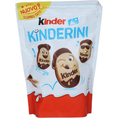 Ferrero Kinder Kinderini mléčné a kakaové sušenky 250 g – Zboží Dáma