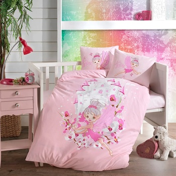 Image 1 of Бебешко спално бельо Ранфорс за момиченце Фея