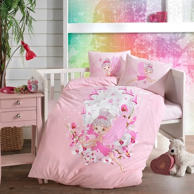 Бебешко спално бельо Ранфорс за момиченце Фея