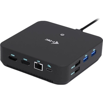 i-Tec USB-C DP Dual HDMI Docking Station with Power Delivery 100 W C31TRIPLEVIDEODPPRO