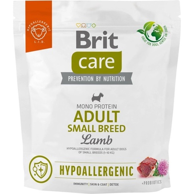 Brit Care Hypoallergenic Adult Small Breed Lamb 1 kg