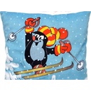 Moravská ústředna polštář Krtek lyžař 30x30