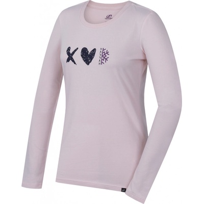 Hannah Elika Dámske tričko s dlhým rukávom 10014709HHX crystal pink