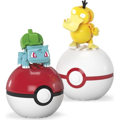 Mega Construx Pokémon Bulbasaur & Psyduck 63ks – Zboží Dáma