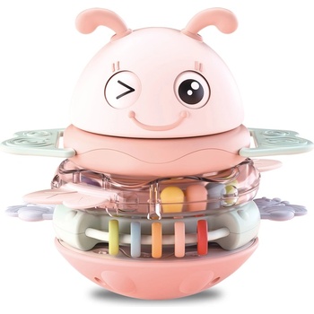 Smart Baby Музикална играчка Smart Baby - С гризалки, розова (ACT119-2)