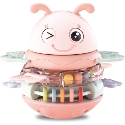 Smart Baby Музикална играчка Smart Baby - С гризалки, розова (ACT119-2)