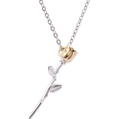 Silenti Jewelry Сребърно колие "Роза