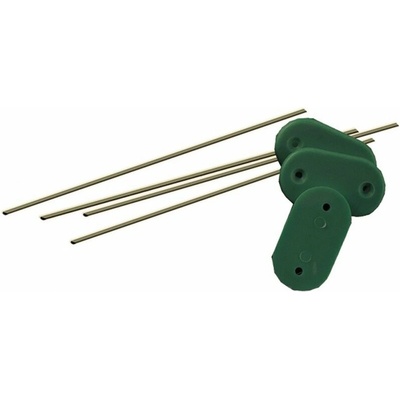 TENAX Úchyty na umělý rákos 15 cm CANNICCI (26ks) zelené