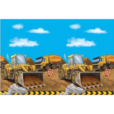 Grabo Ubrus plastový Stavební stroje 120x180cm