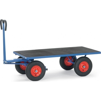 Prepravný vozík Fetra Ručný valníkový s pneumatickými kolesami a ťažným okom 6406LZ