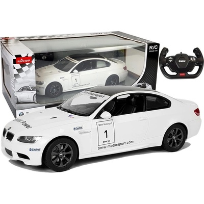 Rastar Auto BMW M3 R/C biela RTR 1:14