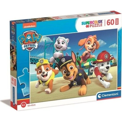 CLEMENTONI 26591 Tlapková patrola MAXI 60 dílků