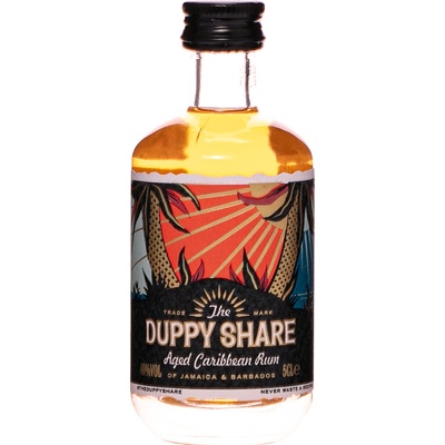 The Duppy Share Aged Caribbean Rum 40% 0,05 l (čistá fľaša)