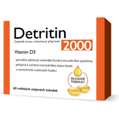 Detritin Vitamin D3 2000 IU 60 tobolek