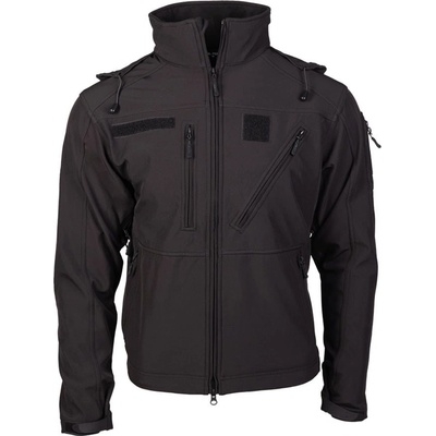 Bunda Mil-Tec nepremokavá SCU 14 Softshell čierna