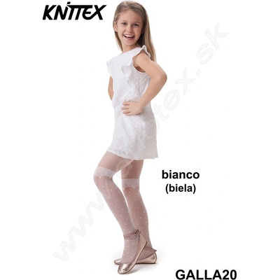 Knittex Pančuchové nohavice Galla 20 Bianco