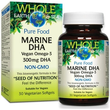 Image 1 of Natural Factors Marine DHA Vegan Omega 3 NON-GMO [30 капсули]
