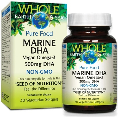 Natural Factors Marine DHA Vegan Omega 3 NON-GMO [30 капсули]