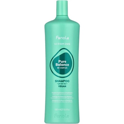 Fanola Vitamins Pure Balance Shampoo proti lupinám a mastnote 1000 ml