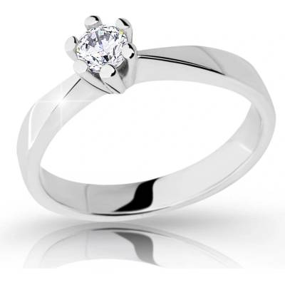 Cutie Jewellery silver Stříbrný prsten CUTIE S2107 Bílá