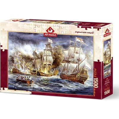 Art Puzzle Пъзел Art Puzzle от 1500 части - Корабна война, Алмар Заадстра (4549)